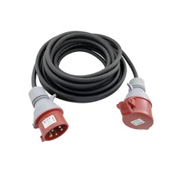 GRIPO kabelst neopren CEE 10m 5x1,5mm&sup2; m. fasevender 400V/16A - 2222705
