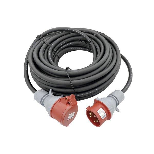 GRIPO kabelst neopren CEE 25m 5x2,5mm&sup2; m. fasevender 400V/16A - 2222708