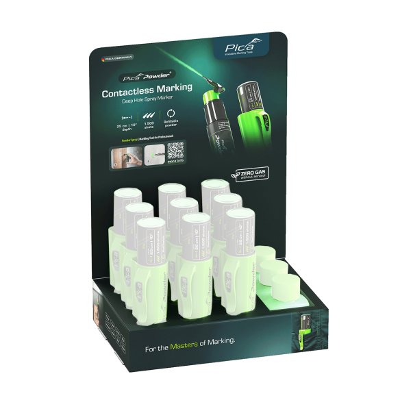 PICA Powder display uden indhold