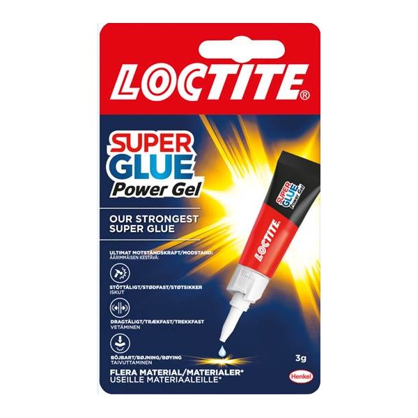 Loctite super Power Flex Gel tub 3g - 1894206