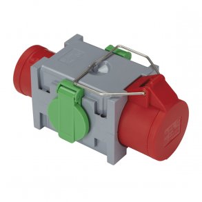 BLUE ELECTRIC Forgrener CEE 400V/16A 1X400V + 2X230V UDTAG - 1885945