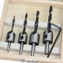 Sprehn fors�nkers�t m/bor 3-4-5-6mm i tr�kasse - 2351591