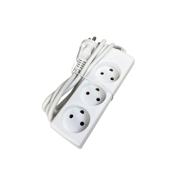 GRIPO stikd�se hvid 3 udtag med 1,5m ledning m/jord - 2310949