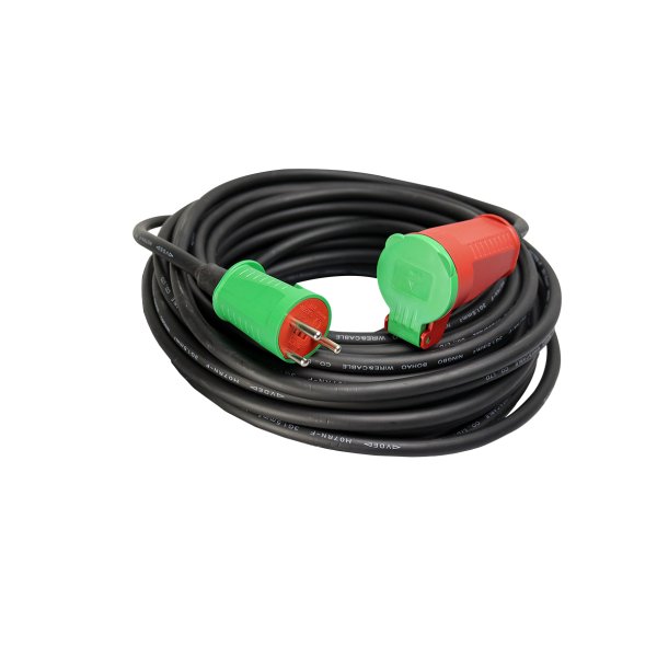 BLUE ELECTRIC Kabelst 15m neopren m/jord  3x1,5mm&sup2; 16A 240V - 2500520