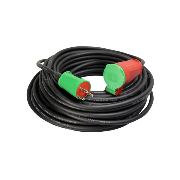 BLUE ELECTRIC Kabelst 25m neopren m/jord 3x1,5mm2 16A 240V - 2349400