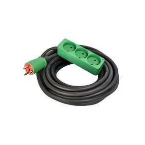 BLUE ELECTRIC Kabelst 10m neopren 3-stikdse m/jord 3x1,5mm2 16A 240V - 2349401