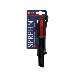 SPREHN kniv 18mm m/skydels  - 2356853