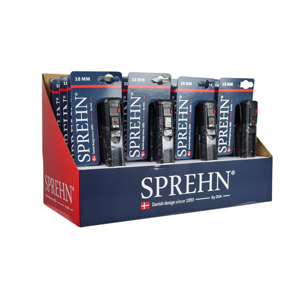 SPREHN kniv 18mm m/skydels - 2356856