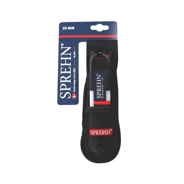 SPREHN kniv 25mm m/skruels inkl knivblade og skede - 2356858