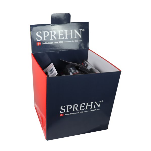 SPREHN kniv 25mm m/skruels inkl knivblade og skede - 2356858