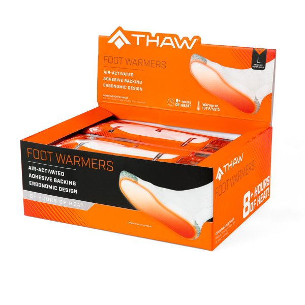 Thaw fodvarmepuder large (2) engangs str 38-45 - 2625663 