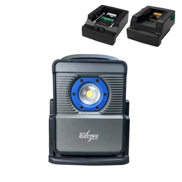 BLUE ELECTRIC +PlusLine hybrid arbejdslampe 80W sampak - 2366469