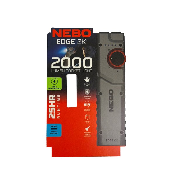 NEBO Bagkort for Edge til display 230455