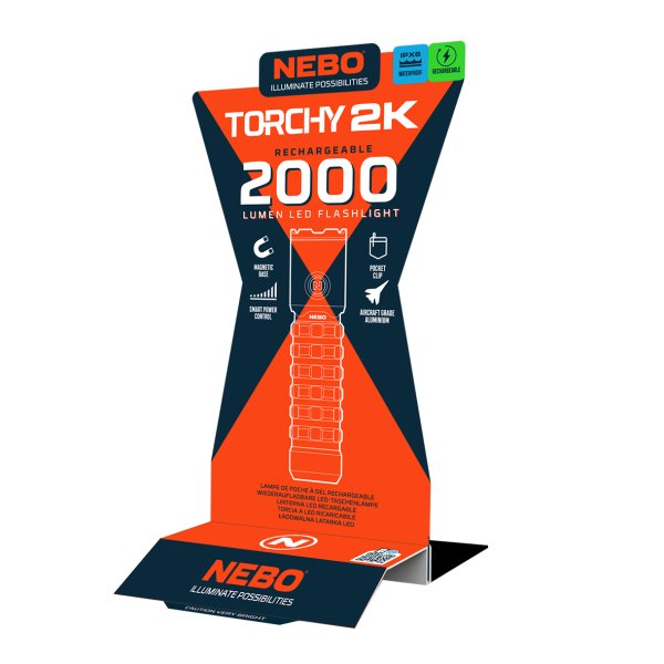 NEBO Display Multi for Torchy 2K, Slyde King2K, Inspector 500 mm.