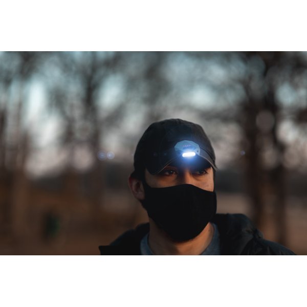 NEBO Einstein Cap lampe genopladelig 100 lumen - 2428077