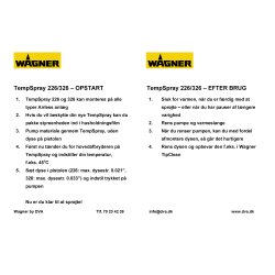 WAGNER Varmeslange H-326 kpl. Grundmodul 30m - 2507779