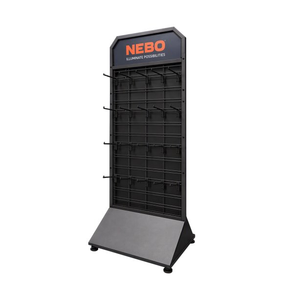 NEBO Gulv display incl kroge H/B/D: 193x67x62 CM