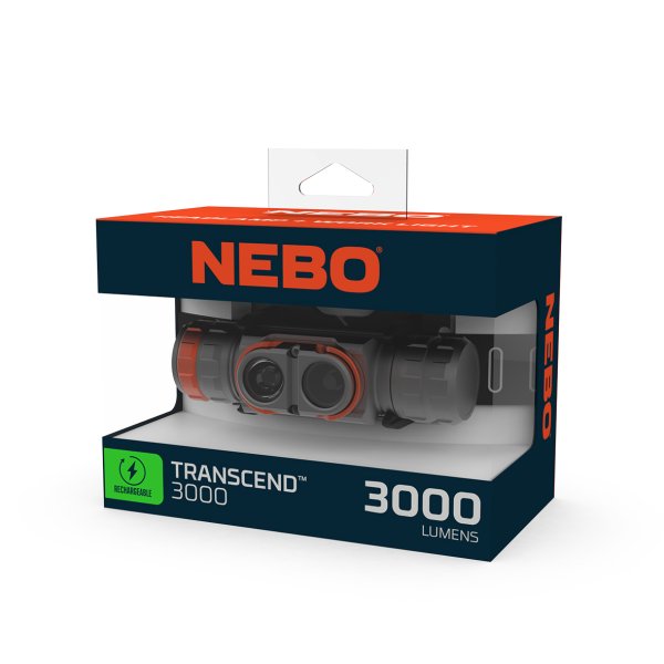 NEBO Transcend Pandelampe 3000 lumen Alu - 2617971