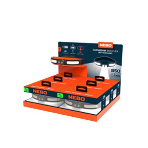 NEBO Display for Curv 850 lumen- 6 stk