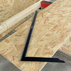 SPREHN tmrervinkel sort 600mm rustfri stl - 2484809