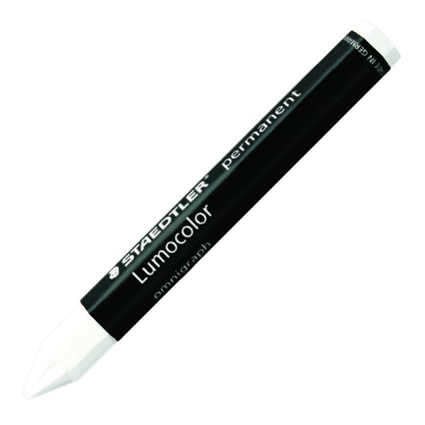 STAEDTLER m�rkekridt hvid - permanent - 5228632