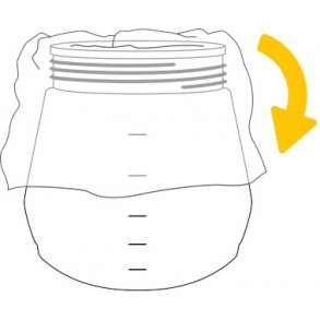 WAGNER Universal plastik beholder covers (5 stk)