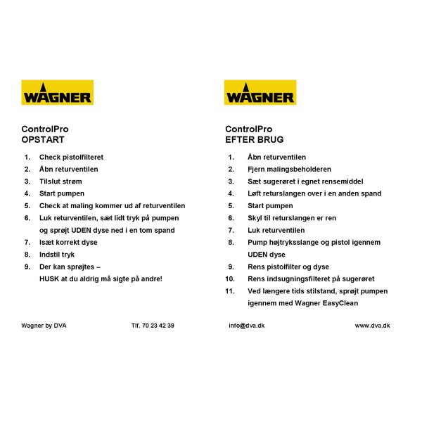 WAGNER Airless Sprayer Control Pro 350 R - 2119401