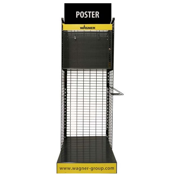 WAGNER Metal display basic Wagner - 69X224,5X35 CM