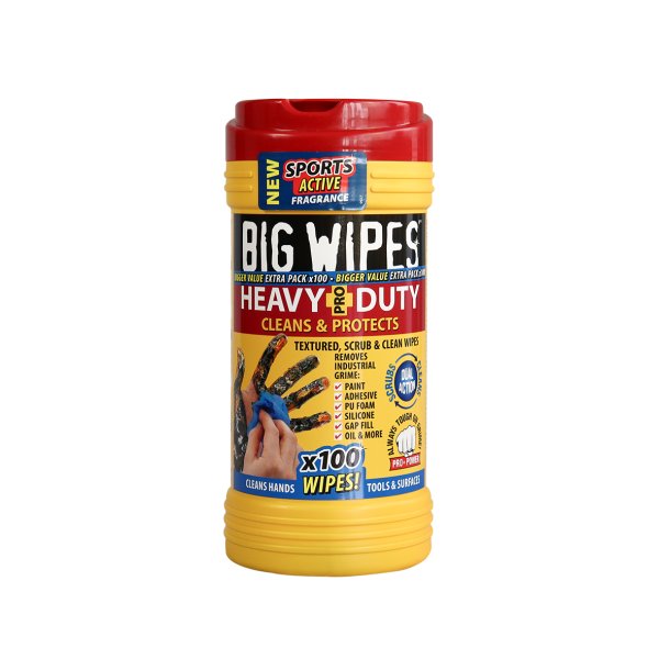 BIG WIPES renseservietter Heavy Duty 100 rd - 2393004