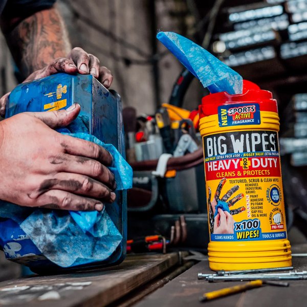 BIG WIPES renseservietter Heavy Duty 100 rd - 2393004