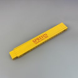 SPREHN tommestok 2 meter gul plast 10 led - 1894569