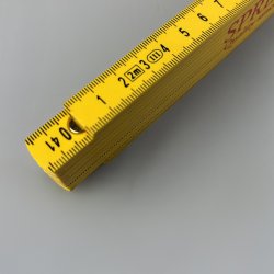 SPREHN tommestok 2 meter gul plast 10 led - 1894569