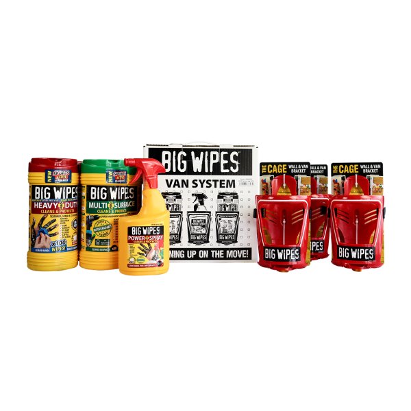 BIG WIPES renseservietter Van System Sampak - 2427954