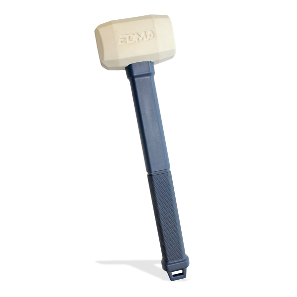 EDMA gummihammer Hvid 250 g