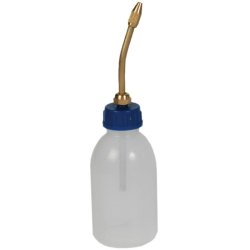 HALLBAUER olieflaske "trykmodel" 125ml. med messing udl�bsstuds - 1316566