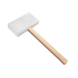 STUBAI kunststof-falshammer firkantet 155x85x35 mm ask - 1688575