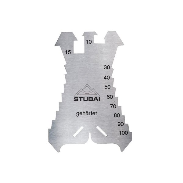 STUBAI ridsem�l rustfri 140x100x1,3 mm - 1688579