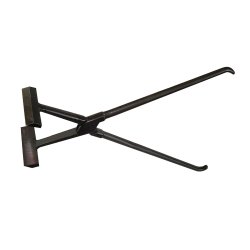 STUBAI d�ktang lige 120 mm m/gennemstukket led