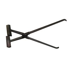 STUBAI d�ktang lige 160 mm m/gennemstukket led