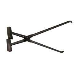 STUBAI d�ktang lige 180 mm m/gennemstukket led - 1688604