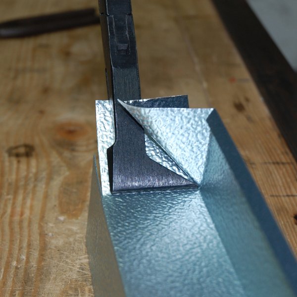 STUBAI falstang (paraplyfalstang) lige ensidet 55 mm PVC m/gennemstukket led og 80 mm indstik