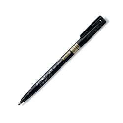 STAEDTLER specialmarker sort-velegnet til t�j, optisk glas mm. - 5228660