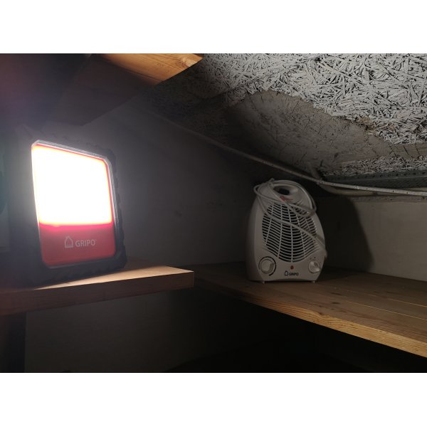 GRIPO arbejdslampe 20W AKKU - 2068679