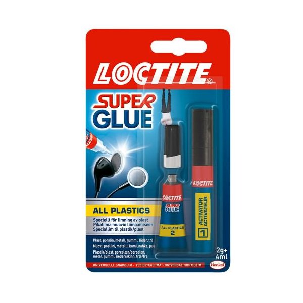 Loctite super All Plastic 2g - 1894200