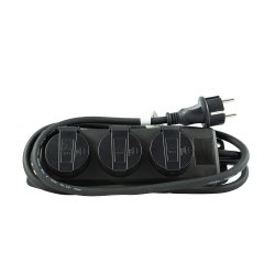 Gripo Kabelst 1 M Schuko 3 stikdse HO7RN-F3G1,5mm&sup2; - 2348358