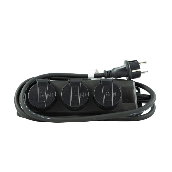 Gripo Kabelst 1 M Schuko 3 stikdse HO7RN-F3G1,5mm&sup2; - 2348358