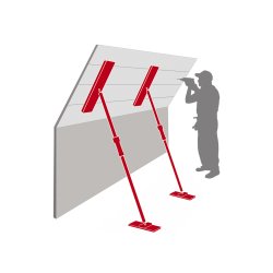 Piher Ekstra bred sttte plade for teleskopsttte 6x70 cm