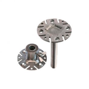 Piher Gulv/loftsttte for teleskopsttte m/skruehuller (34040) - 1916527