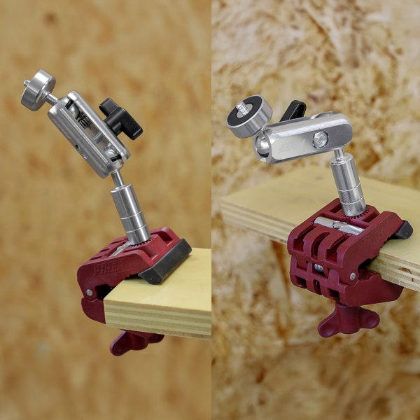 Piher Multiclamp m/universalholder laser/kamera 1/4"/3/8"/5/8" 18-48mm - 1916535