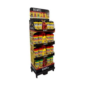 BIG WIPES gulvdisplay uden indhold
